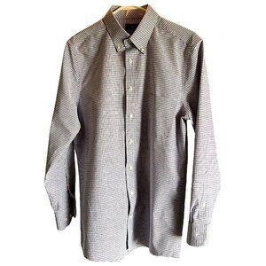 Men's Stafford Tailored Culture Slim Fit CoolMax Long Sleeve Dress Shirt 15-15.5